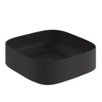 Kludi RESA C Aufsatzwaschtisch 40x40cm quadratisch, schwarz matt 58CW3039