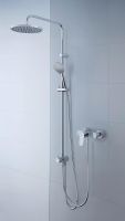 Vorschau: Duravit ShowerSystem Reno MinusFlow, ohne Armatur, chrom
