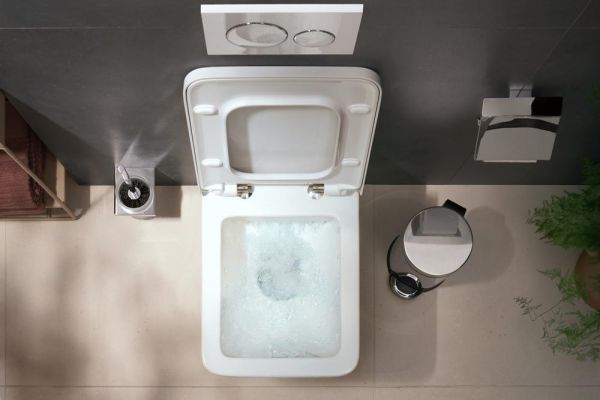 Hansgrohe EluPura Original Q WC-Sitz, Softcube, weiß
