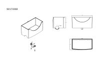 Vorschau: Villeroy&Boch ViCare Ablage für Griffsystem Funktion, 20,5x10,7x11cm, weiß