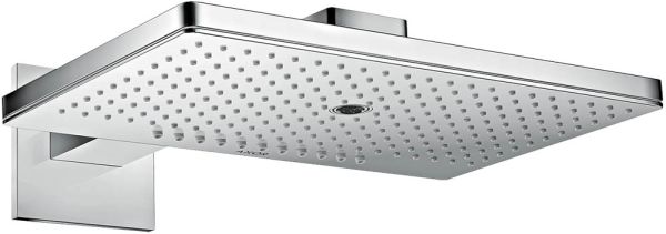 Axor ShowerSolutions Kopfbrause 460/300 3jet mit Brausearm und eckiger Rosette, chrom 35282000 