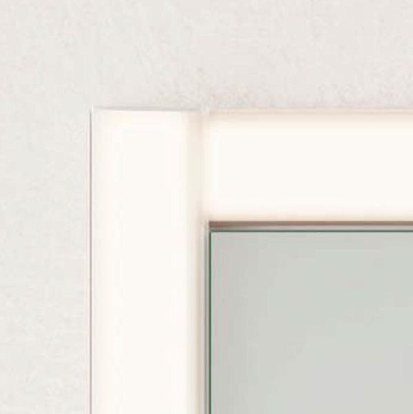 Burgbad rl20 Spiegelschrank 102x80cm mit Lichtrahmen, Wandeinbau