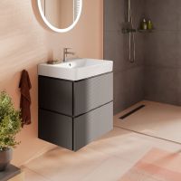 Vorschau: hansgrohe Xilesa E Waschtischunterschrank 63cm, 2 Schubkästen mit Grifffuge