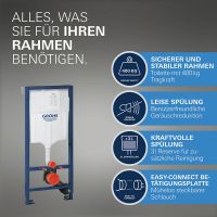 Vorschau: Grohe Solido WC 5-in-1-Set mit Betätigung in schwarz, weiß