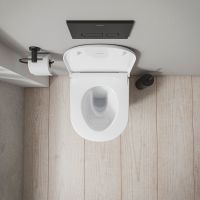 Vorschau: Duravit D-Code Wand-WC Compact rimless Set mit SoftClose WC-Sitz 48x37cm, weiß 45150900A1