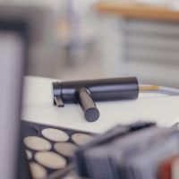 Vorschau: hansgrohe Zesis S Waschtischarmatur 100 CoolStart, ohne Ablaufgarnitur, schwarz matt 74721670