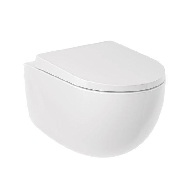 Kludi RESA D Spiralflush-Wand-WC 52cm, weiß 24WCW0243