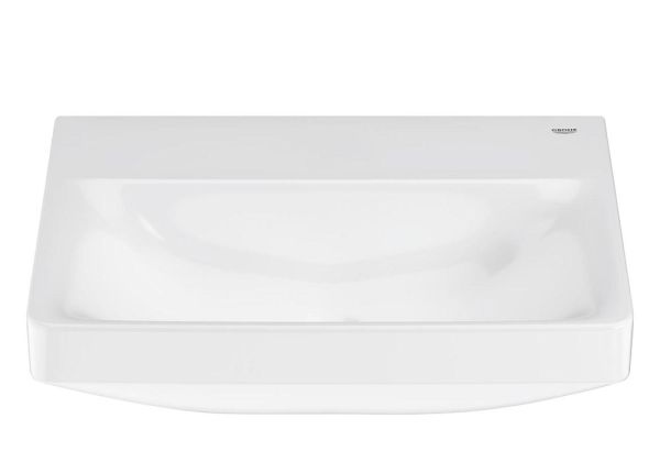 Grohe Euro Keramik Waschtisch 55cm ohne Hahnloch, ohne Überlauf, weiß