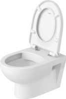 Vorschau: Duravit No.1 Wand-WC 54x36,5cm, oval, HygieneGlaze, rimless, weiß