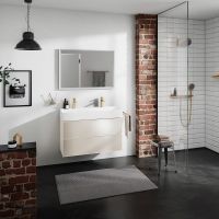 Vorschau: hansgrohe Xevolos E Waschtischunterschrank 98x47,5cm für Waschtisch, 2 Schubkästen