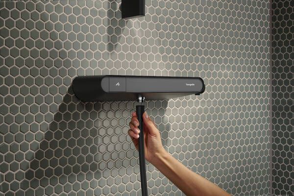 hansgrohe Activera Select S Brausesystem mit ShowerTablet Select, EcoSmart, schwarz matt