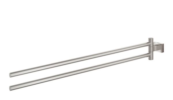 Grohe Essentials Cube Handtuchhalter 2-armig, 44cm, schwenkbar