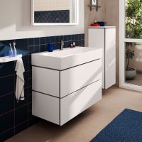 Vorschau: hansgrohe Xilesa E Unterschrank 98x47cm für Waschtisch mit 2 Schubkästen, Grifffuge