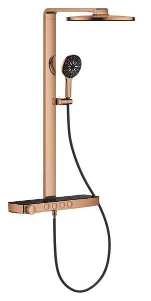 Grohe Rainshower Aqua Pure Duschsystem mit Thermostat, rund