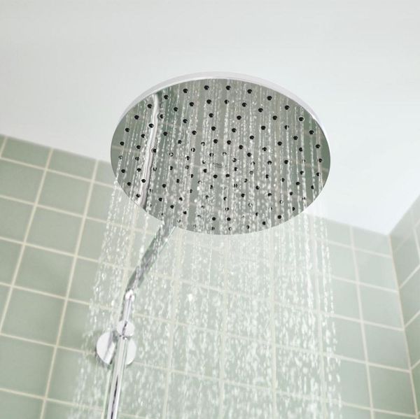 Grohe Vitalio Joy+ CoolTouch System 280 Duschsystem mit Thermostatbatterie, Aufputz, chrom