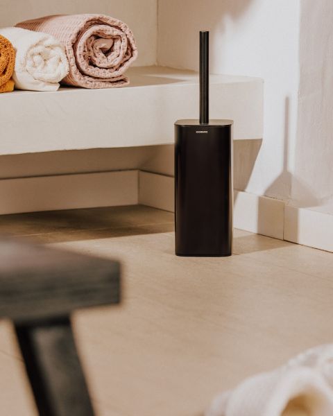 Cosmic Line Stand-Toilettenbürstenhalter, schwarz matt