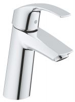 Grohe Eurosmart Waschtischbatterie, ES-Funktion, glatter Körper, M-Size, wassersparend, chrom