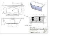 Vorschau: RIHO Vorwand-Badewanne Eckversion links mit Verkleidung, 170x80cm, weiß glänzend BD30005