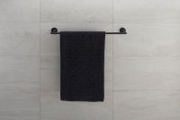 Duravit Starck T Badetuchhalter wandhängend, 60cm, schwarz matt 0099424600