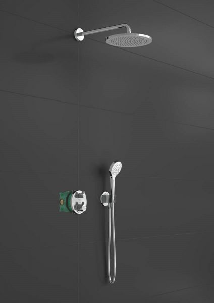 Hansgrohe Croma Duschsystem Unterputz 280 1jet mit Ecostat S, chrom