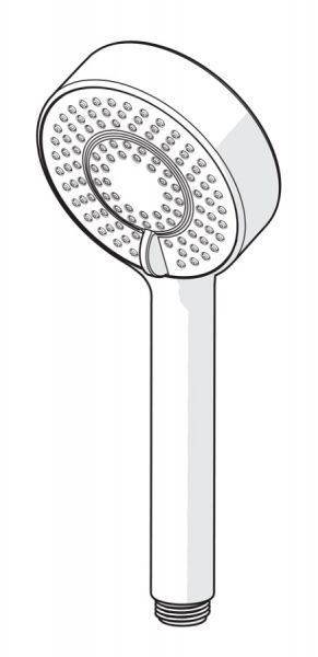 Hansa Hansabasicjet Handbrause, 3-strahlig, chrom