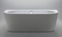 Repabad Livorno oval F Vorwandmontage Badewanne 180x80cm, weiß