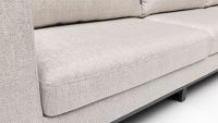 Vorschau: KETTLER EGO Lounge-Set Sunbrella® (3-Sitzer & 2-Sitzer) 2,9x3m, anthrazit matt/chatres silver