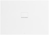 Villeroy&Boch Squaro Infinity Quaryl®-Duschwanne, flächenbündiger Einbau 140x100cm, weiß UDQ1410SQI2IV-RW