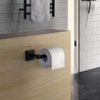Vorschau: Smedbo House Toilettenpapierhalter, schwarz