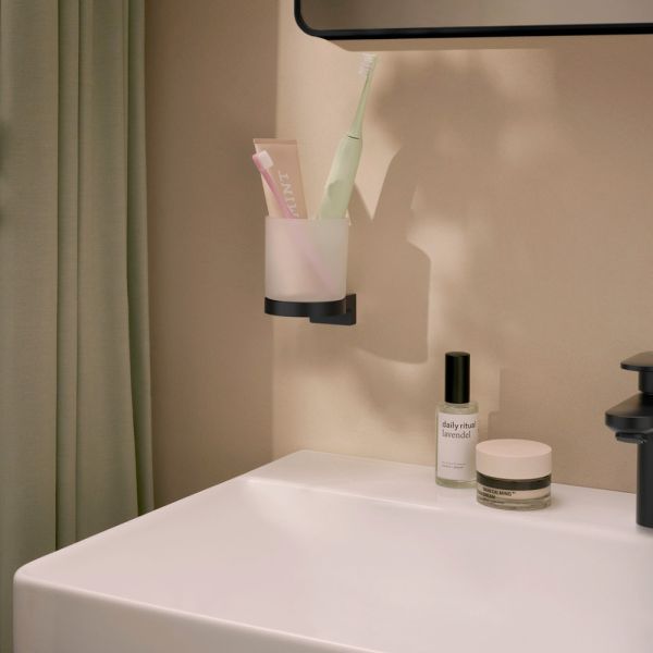 hansgrohe AddStoris S Zahnputzbecher, schwarz matt 41769670