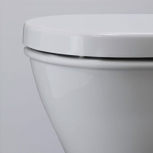 Duravit Darling New Stand-WC für Kombination, Tiefspüler, WonderGliss, weiß