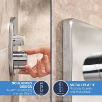 Vorschau: Grohe Precision SmartControl Duschsystem, eckig, Thermostat, Vitalio Rain Mono 310 Kopfbrause, chrom