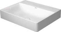 Duravit DuraSquare Waschtisch 60x47cm, ohne Hahnloch, ohne Überlauf, weiß 2353600070