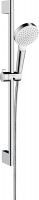 Hansgrohe Crometta 1jet Brauseset EcoSmart 9l/min, 0,65m, weiß/chrom