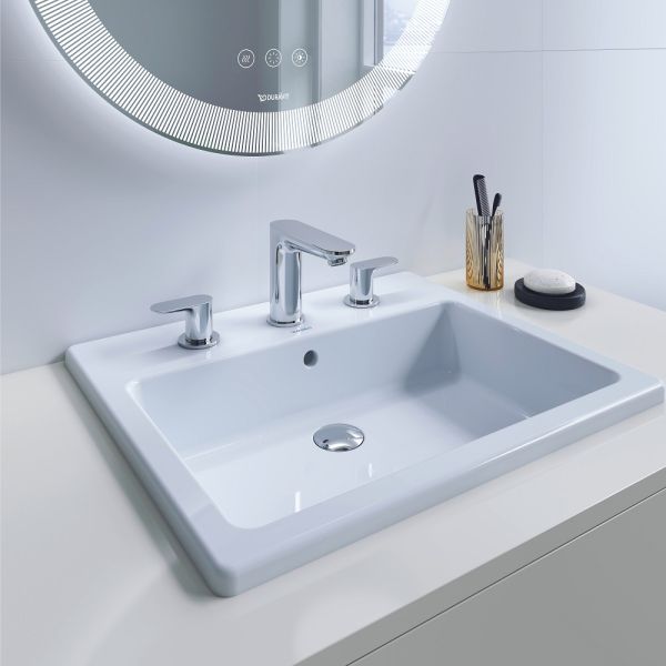 Duravit Wave 3-Loch Waschtischarmatur, chrom