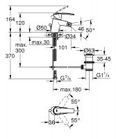 Vorschau: Grohe Start Quick-Fix Bidetarmatur, chrom