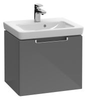 Vorschau: Villeroy&Boch Subway 2.0 Waschtischunterschrank 48,5x42cm für 7315F001, 1 Auszug glossy grey A68510FP