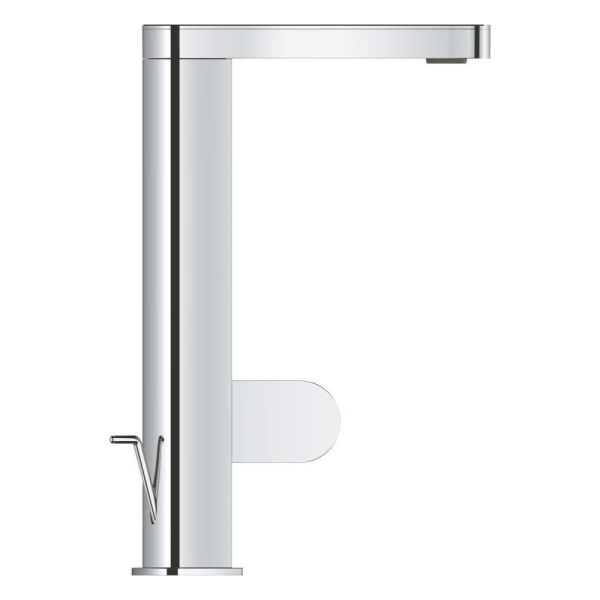 Grohe Plus Einhand-Waschtischbatterie, L-Size, herausziehbarer Auslauf, chrom