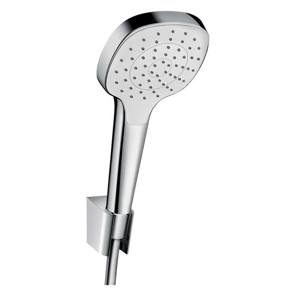 hansgrohe Croma Select E Brauseset 110 Vario 1jet, Duschschlauch 1,25m, weiß/chrom 28095400