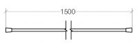 Vorschau: lineabeta LINEA DOCCIA Brauseschlauch aus PVC 1/2", 1,50m, silber