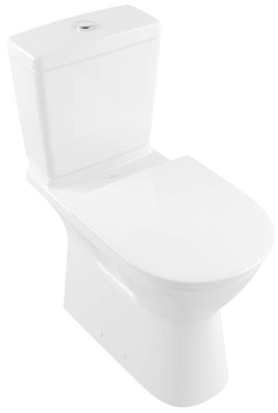 Villeroy&Boch ViCare Stand-Tiefspül-WC für Kombination, spülrandlos, bodenstehend, weiß 36x71cm 4620R001