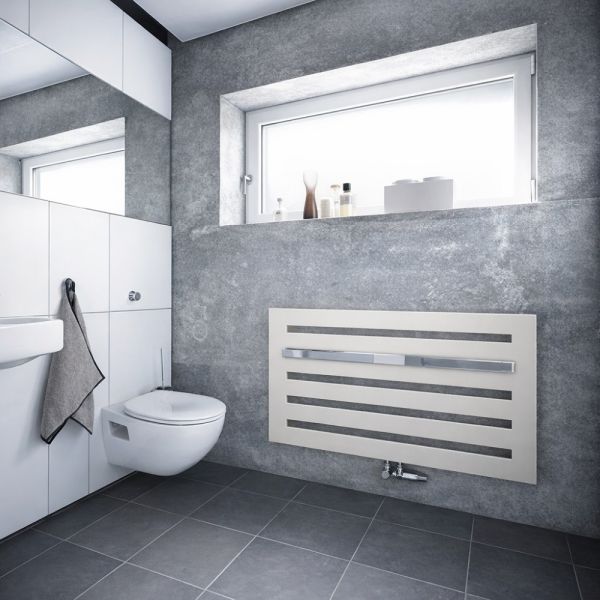 Zehnder Metropolitan Bar Badheizkörper Montage unter Fenster