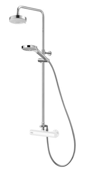 WimTec ECOSAN Kopfbrause/Handbrause-Set, chrom 128611