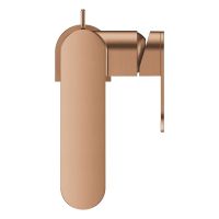 Vorschau: Grohe Plus Einhand-Waschtischbatterie, M-Size, Zugstangen-Ablaufgarnitur, warm sunset gebürstet