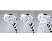 Vorschau: Kludi Freshline Thermostat Dual Shower System Handbrause Ø14cm, 3 Strahlarten