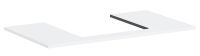 hansgrohe Xilesa E Konsole 98x55cm für Aufsatzwaschtisch, mittig weiß matt 54270700 