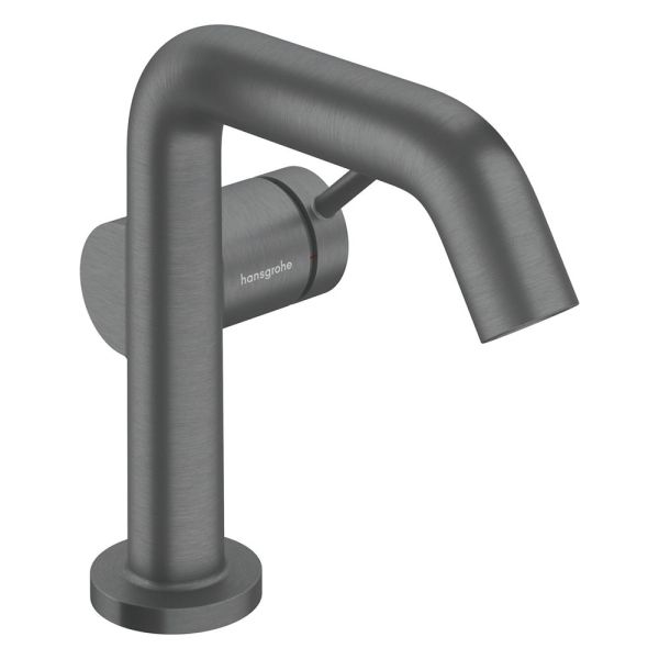 hansgrohe Tecturis S Einhebelmischer 110 Fine CoolStart EcoSmart+, Push-Open, brushed black chrome 73320340