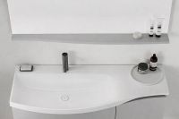 Vorschau: Burgbad Sinea 3.0 LED-Spiegel, Ausführung links, mit Ablage (breitere Seite rechts)