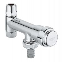 Vorschau: Grohe Eggemann Original WAS® Ventil "Eckfix" DN 10, mit Schlauchanschluss, chrom