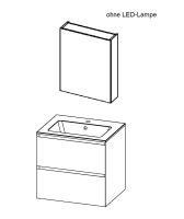 Vorschau: RIHO Spring Dew Waschtisch mit Unterschrank 60x46cm & Spiegelschrank
